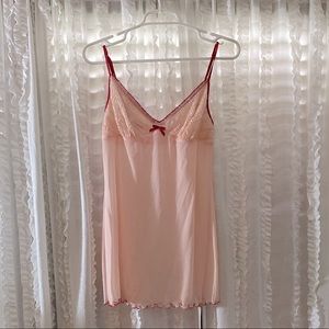 Pink chemise sleepwear from Victoria Secret